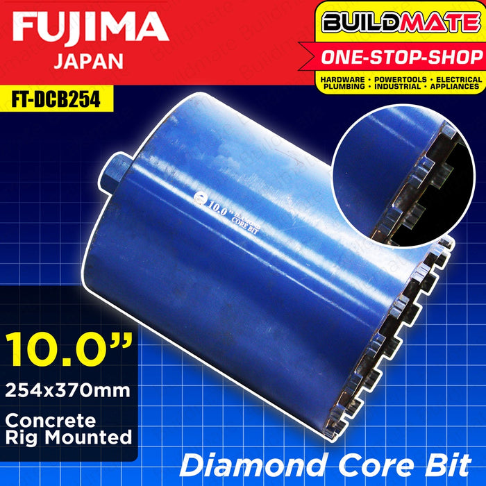 FUJIMA JAPAN Diamond Core Coring Bits 254mm x 370mm 10" FT-DCB254 AUTHENTIC •BUILDMATE•