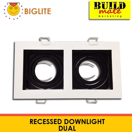 BIGLITE Single Recessed Dual YP135-2-WH •BUILDMATE•