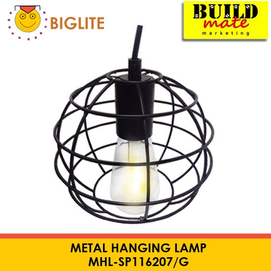 BIGLITE Metal Hanging Lamp MHL-SP116207/G •BUILDMATE•