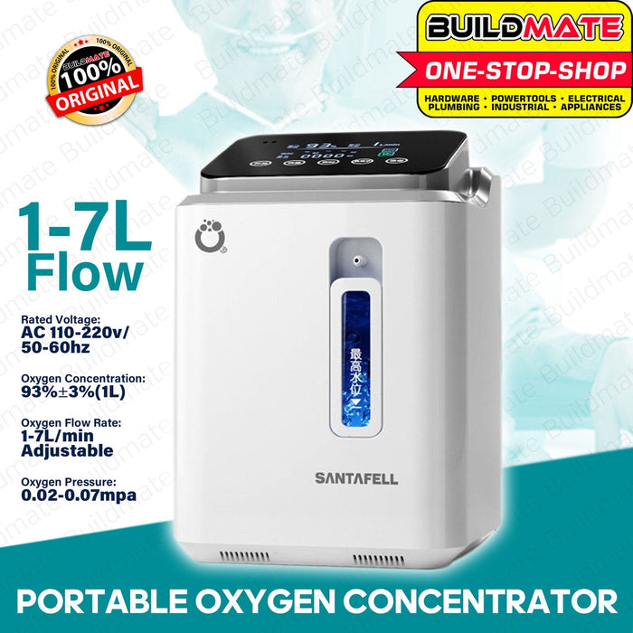 YY-11 Portable Oxygen Concentrator Inhalation Pump Machine 1-7L (CH-2013) •BUILDMATE•