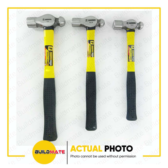 BUILDMATE Powerhouse Ballpein Hammer Fiberglass Handle SOLD PER PIECE - PHHT