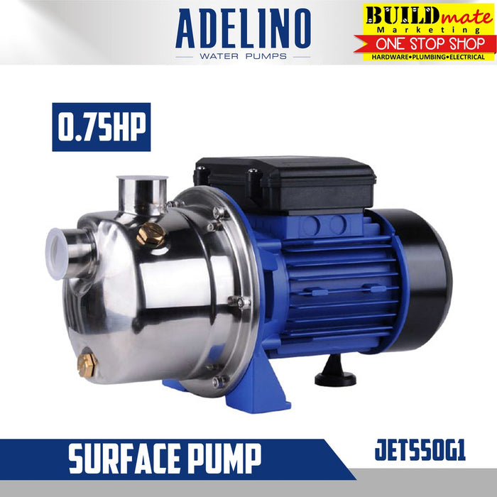 Adelino Surface Pump 0.75HP JET550G1 •BUILDMATE• 