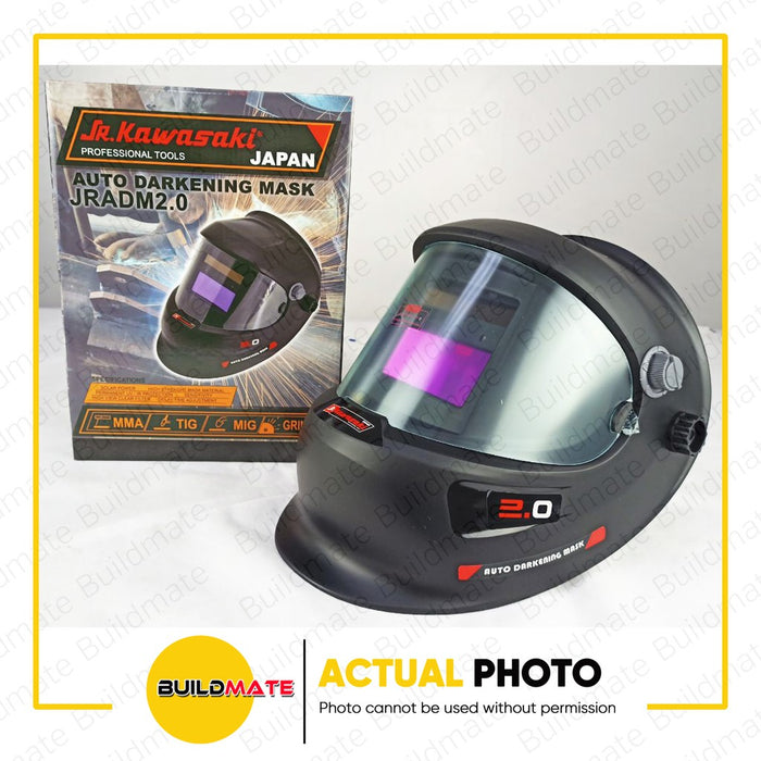 [COMBO] YAMAWELD 250A Inverter Welding Machine + JR KAWASAKI Auto Darkening Welding Helmet Mask