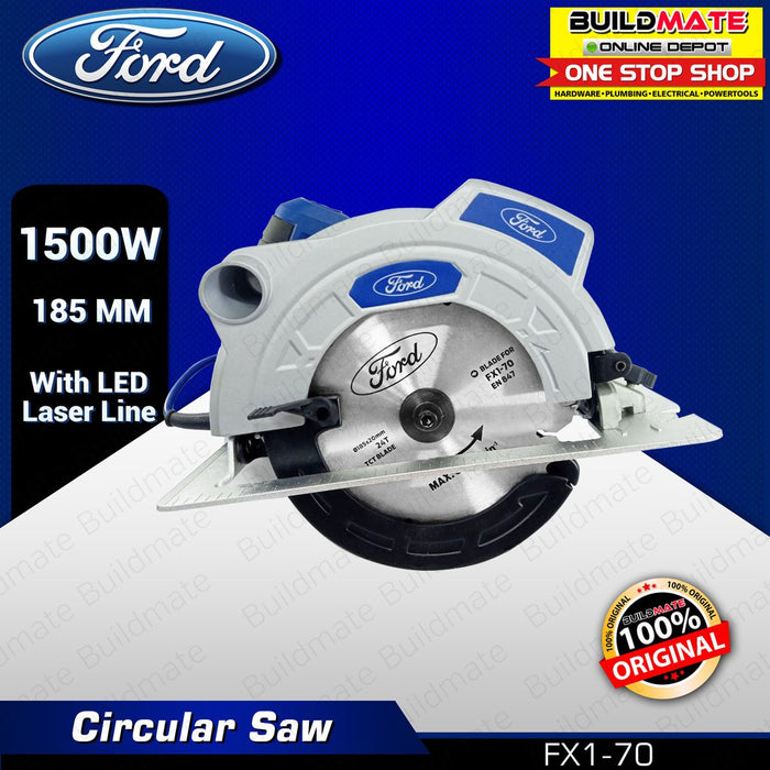 [CLEARANCE SALE] FORD Circular Saw 7-1/4" LED Laser Line 1500W FX1-70 •100% ORIGINAL•BUILDMATE•