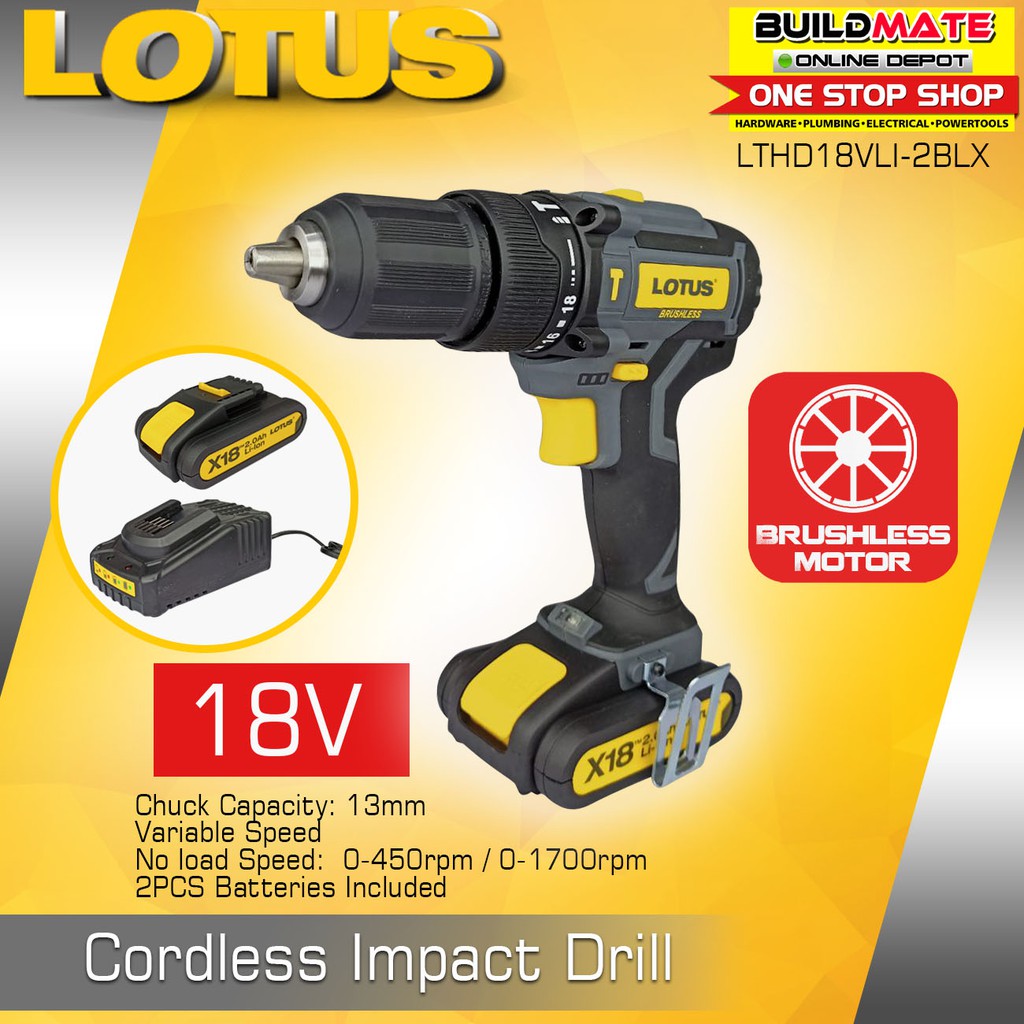 Lotus cordless 2025 impact drill