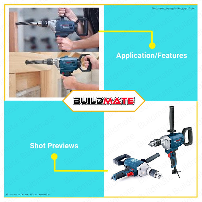 Bosch Professional 850W Heavy Duty Electric Drill 16mm GBM 1600 RE 06011B00K0 •BUILDMATE• BPT