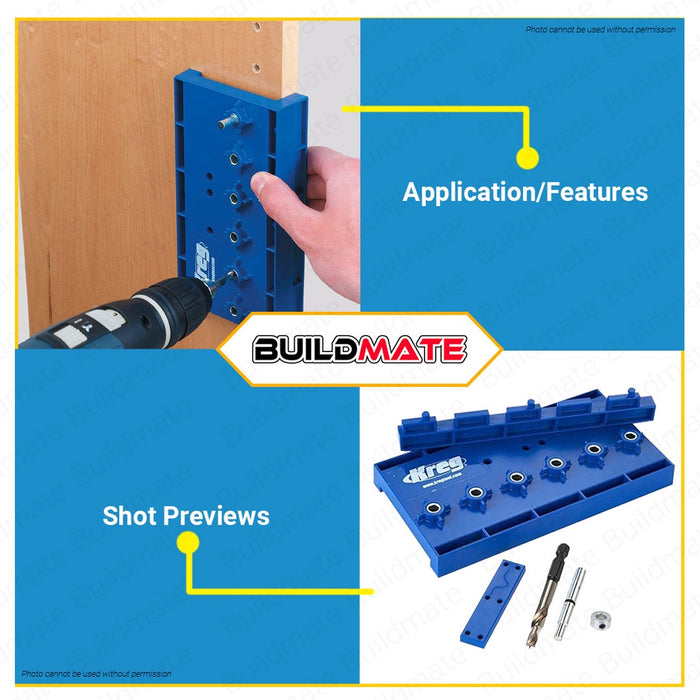 KREG Shelf Pin Jig KMA3220 5mm •BUILDMATE•