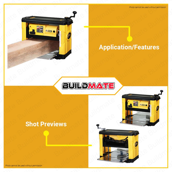 Powerhouse USA Thickness Planer 13 Inches 2000W Professional Tools W/ 2Pcs Blades PH-THP-2000W PHPT