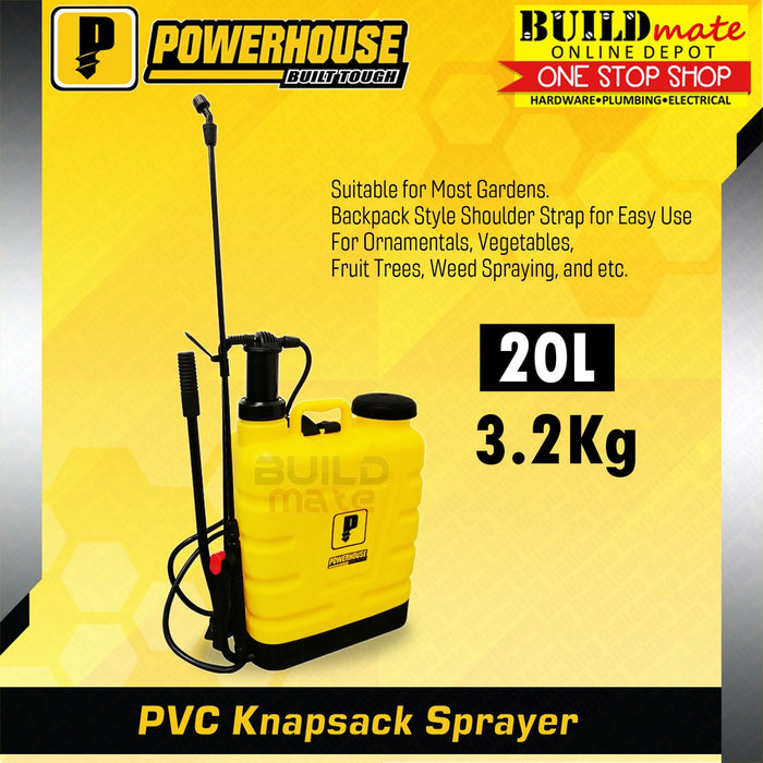 BUILDMATE Powerhouse Knapsack Sprayer 20L 3.2Kg - PHHT — Buildmate