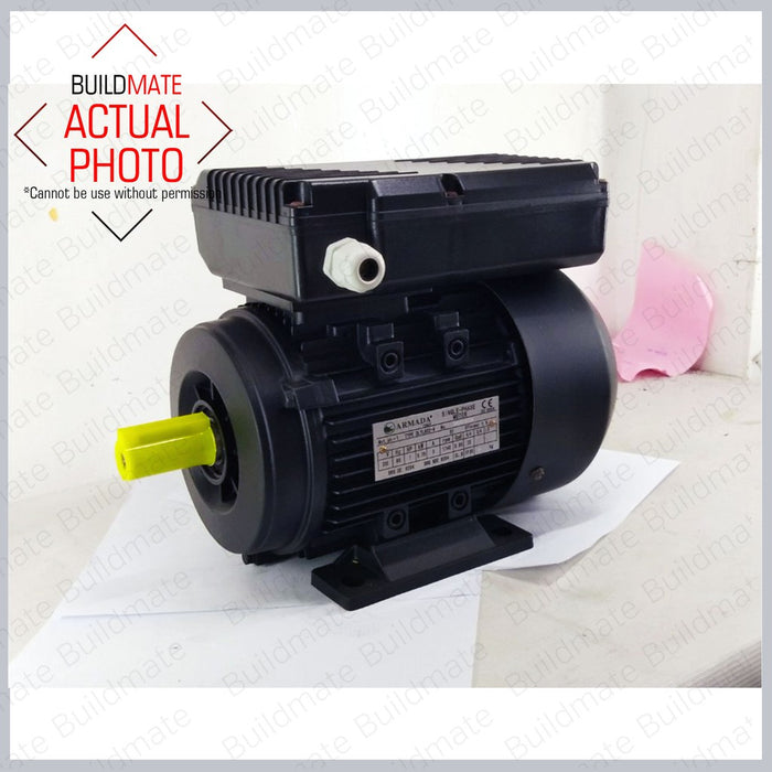 ARMADA 1HP Single Phase Electric Motor 750W DLYL802-4 •BUILDMATE•