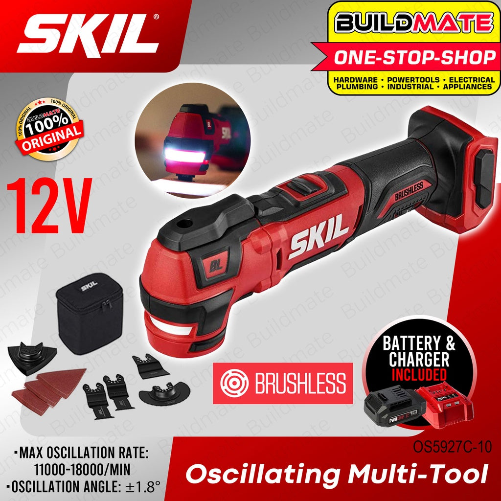 SKIL Oscillating Multi Tool 12V BL with Battery and Charger