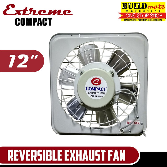 Extreme COMPACT Reversible Exhaust Fan 12" •BUILDMATE•