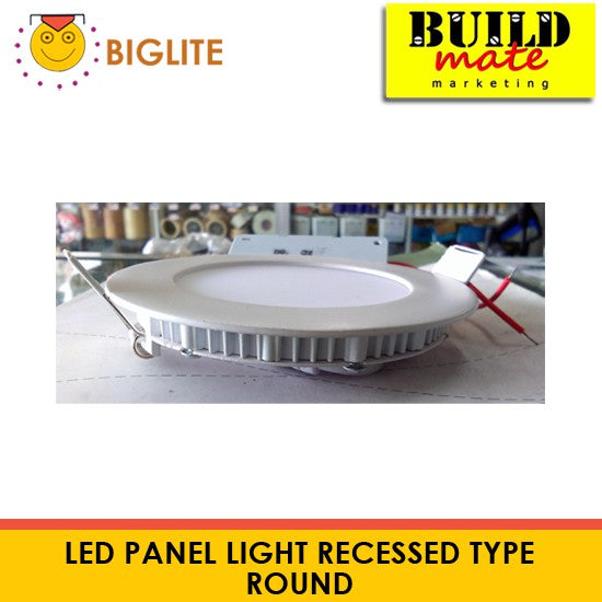 BIGLITE LED Panel Light Recessed Type ROUND •BUILDMATE•