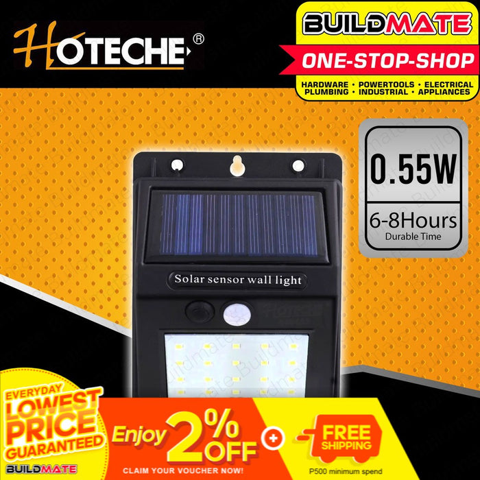 HOTECHE Solar Senor LED Wall Light 0.55W HTC-440402 •BUILDMATE•