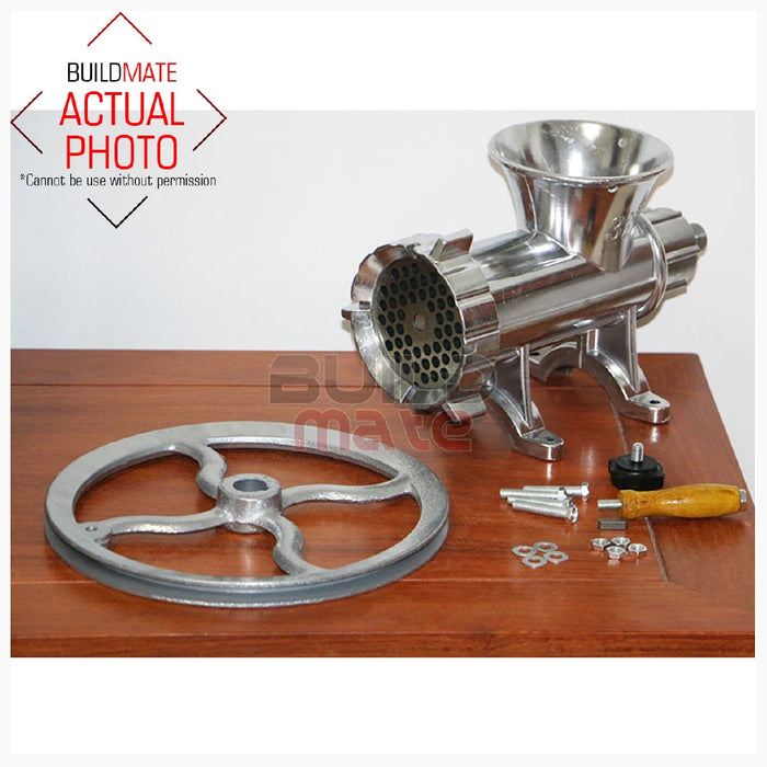 Aluminum Alloy Manual Meat Mincer with Pulley #32