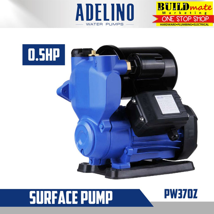 Adelino Surface Pump 0.5HP PW370Z •BUILDMATE• 