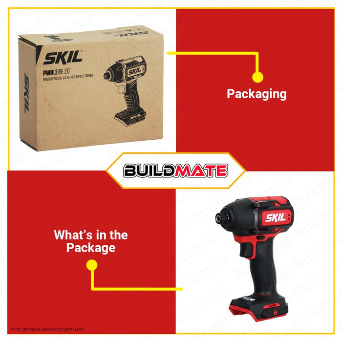 SKIL Hex Impact Drill/Driver 20V BL ID5739C-00 BARE UNIT ONLY •BUILDMATE•