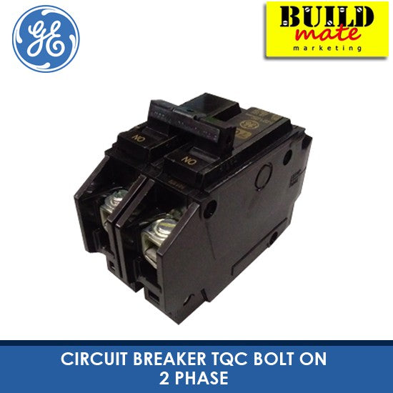 GE Bolt On Circuit Breaker TQC 2 Phase •BUILDMATE• 