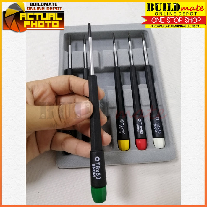 Daiken Precision Torx Screwdriver 6PCS/SET DTD006 •BUILDMATE•