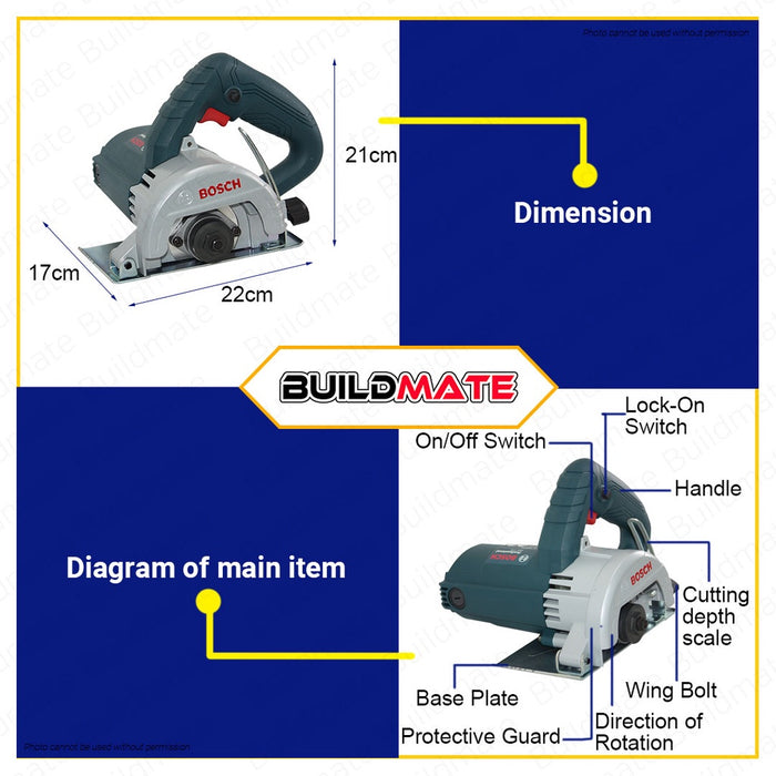 Bosch Professional Marble Cutting Cut Saw 1400W GDC 140 06013A40K0 100% ORIGINAL •BUILDMATE• COC