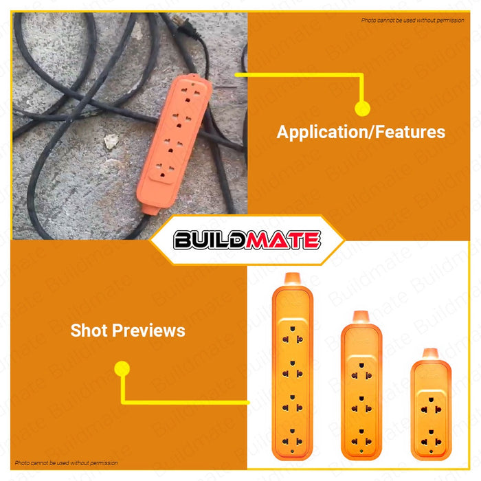 OMNI PRO Series Heavy Duty Surface Type Extension Socket Outlet WRO102 | WRO103 | WRO104 •BUILDMATE•