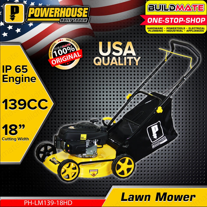 18 inch best sale gas lawn mower