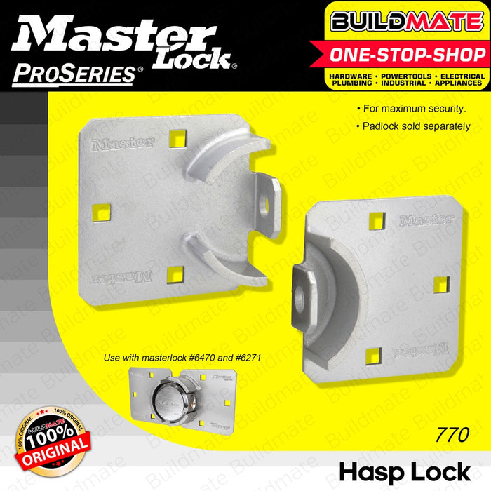 MASTER LOCK Pro Series Hasp Lock #770 100% ORIGINAL / AUTHENTIC •BUILDMATE•