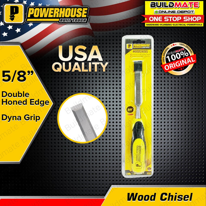 POWERHOUSE Dyna Grip Wood Chisel 1/4" | 3/8" | 1/2" | 5/8" | 3/4" SOLD PER PIECE •BUILDMATE• PHHT