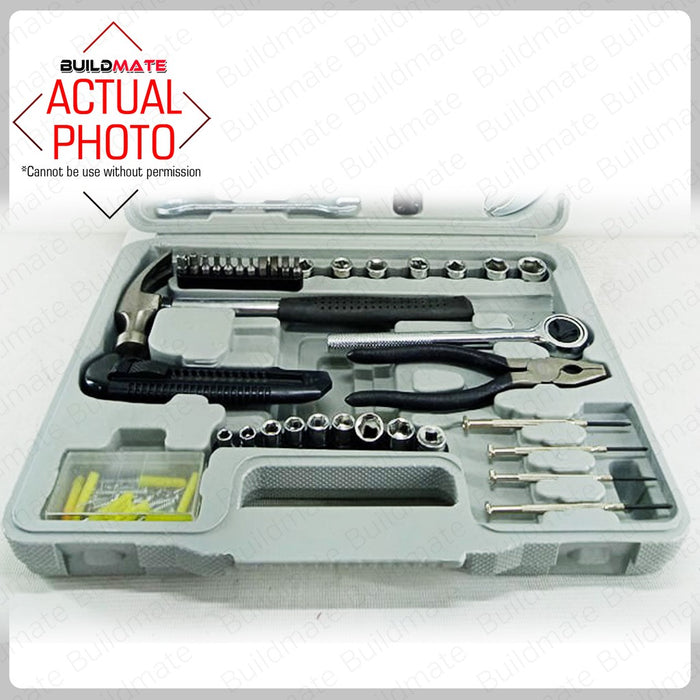 HOYOMA 141 PCS/SET Hand Tool Set Household Tool Kit Set With Storage Case S1410 •BUILDMATE• HYMHT