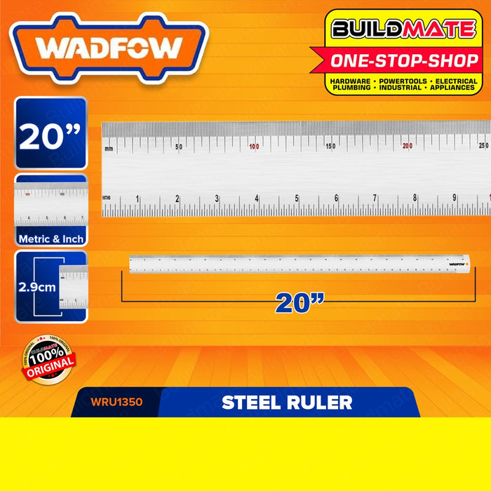 Flexible 20/50 cm Ruler - Metric Side & Imperial Side