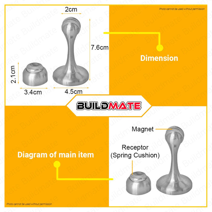 YALE Essential Series Magnetic Door Stopper #YEDSM 1001 US15 100% ORIGINAL / AUTHENTIC •BUILDMATE•