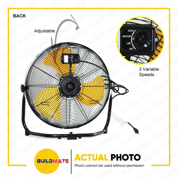 STANLEY 20" 120W Industrial Floor Fan LP-ST-20F-E •BUILDMATE•