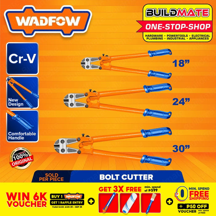 WADFOW Bolt Cutter 18" Inch | 24" Inch | 30" Inch [SOLD PER PIECE] Cr-V Blade Cutters •BUILDMATE WHT