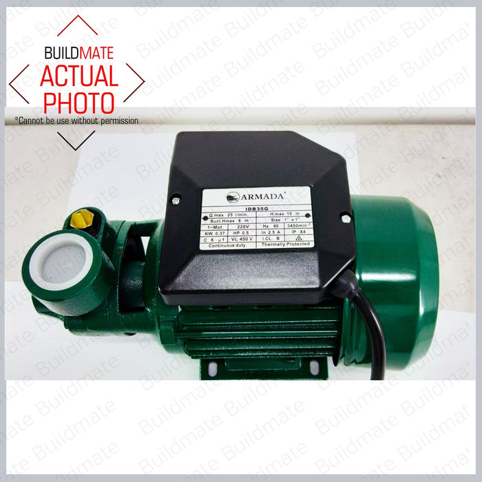 ARMADA 0.5HP Peripheral Jet Booster Pump 370W IDB35G •BUILDMATE•