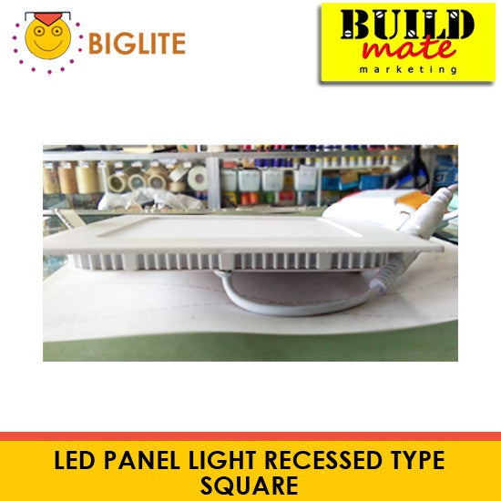 BIGLITE LED Panel Light Recessed Type SQUARE •BUILDMATE•