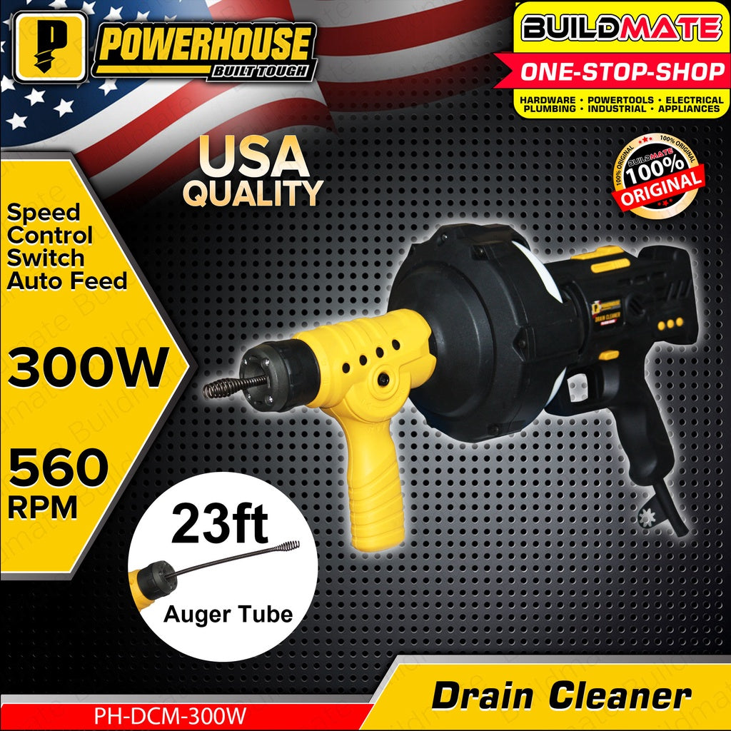 23 ft. Automatic-Feed Handheld Electric Drain Cleaner