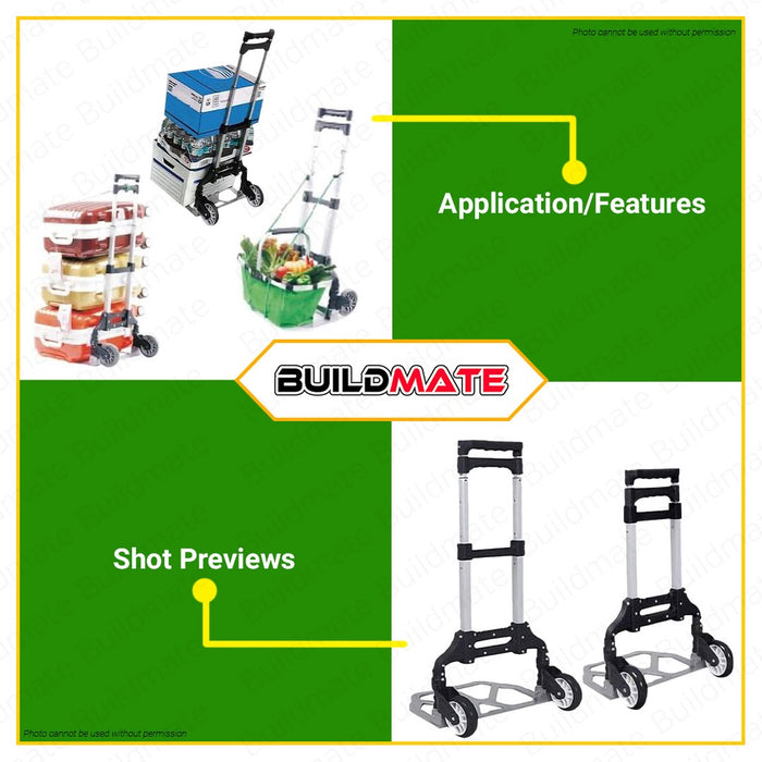 HOYOMA JAPAN Multifunctional Portable Handy Multi-Function Foldable Trolley Pushcart Kartilya HYMHT