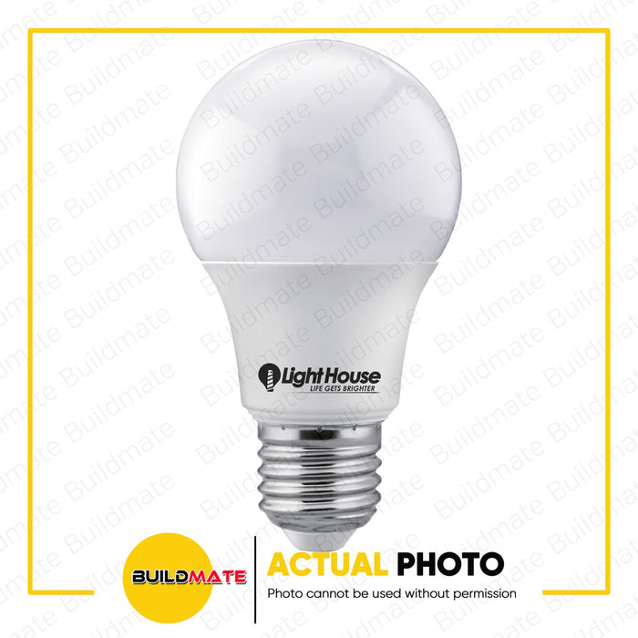 LIGHTHOUSE LED Bulb E27 (PREMIUM) 6W A60 DAYLIGHT | WARM WHITE SOLD PER PIECE •BUILDMATE•