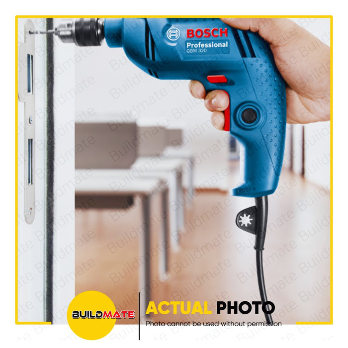 BOSCH Professional Electric Drill 320W COC GBM 320 •100% ORIGINAL / AUTHENTIC• BUILDMATE•