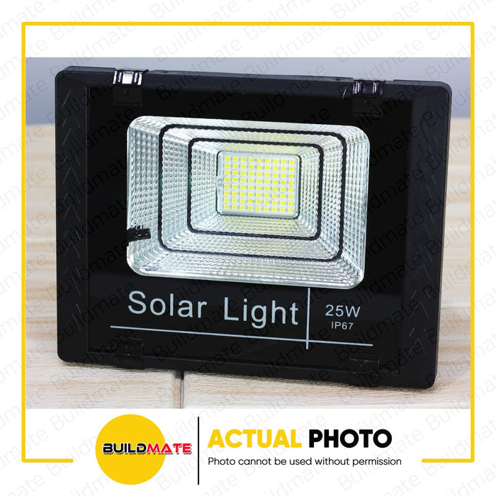 SOLAR Floodlight with Panel 25W IP67 •BUILDMATE•