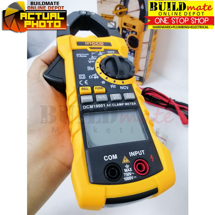 INGCO Digital Clamp Meter DCM10001 •BUILDMATE• IPT