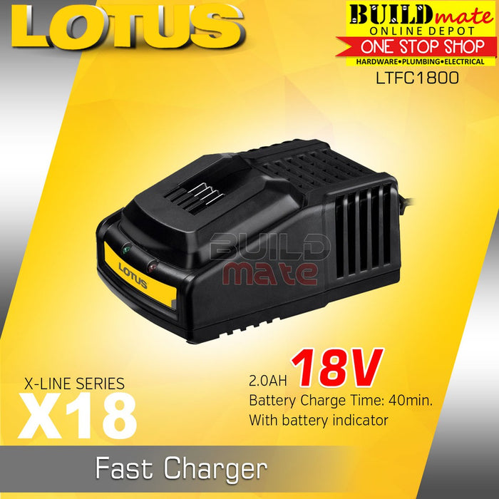 [BUNDLE] LOTUS X-LINE Cordless Car Polisher Buffing 18V LTBP18VLI + LTFC1800 + LTBP18G-2 •BUILDMATE• LCPT