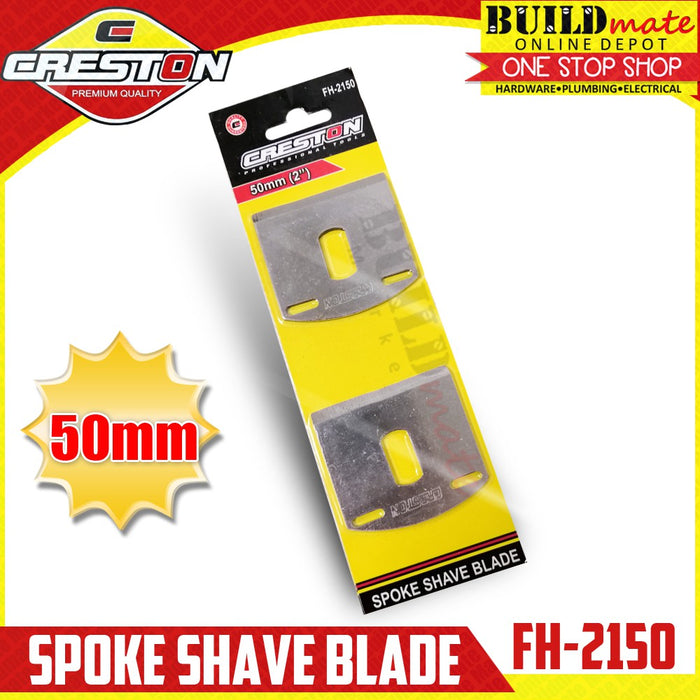 CRESTON Spoke Shave Blade 50mm (2") FH-2150 •BUILDMATE•