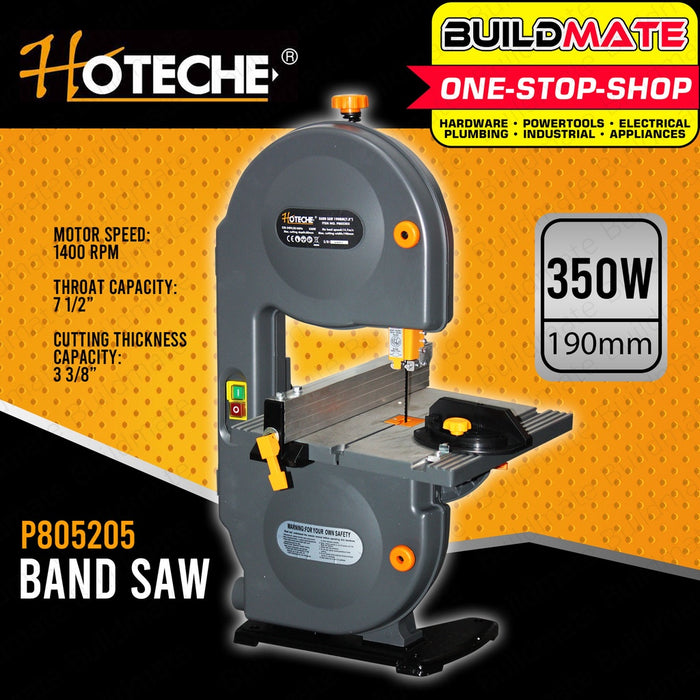 HOTECHE Band Saw 190mm 7.5" 350W HTC-P805205 •BUILDMATE•