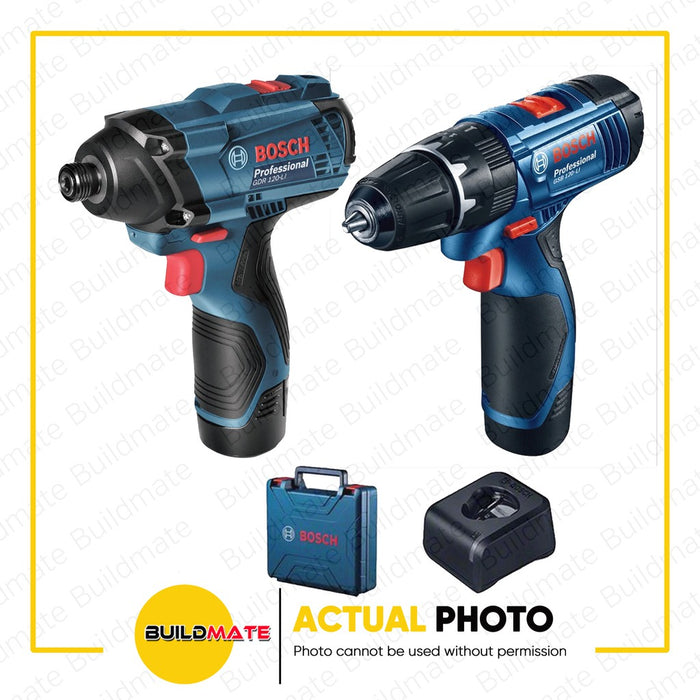 BOSCH Combo KIT 12V GSB 120 + GDR 120 Cordless Impact Drill + Impact Driver Power Tool •BUILDMATE• COC