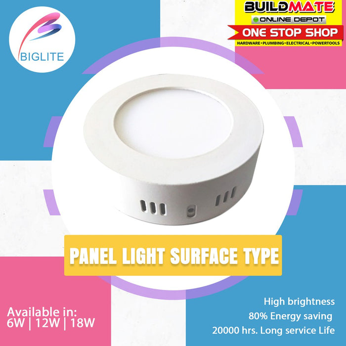 BIGLITE LED Panel Light Surface Type ROUND •BUILDMATE•