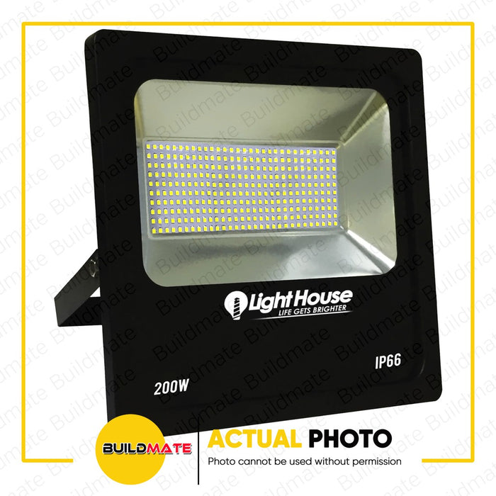 LIGHTHOUSE Weatherproof LED Floodlight 200W DAY LIGHT | WARM WHITE SOLD PER PIECE •BUILDMATE• PHLH