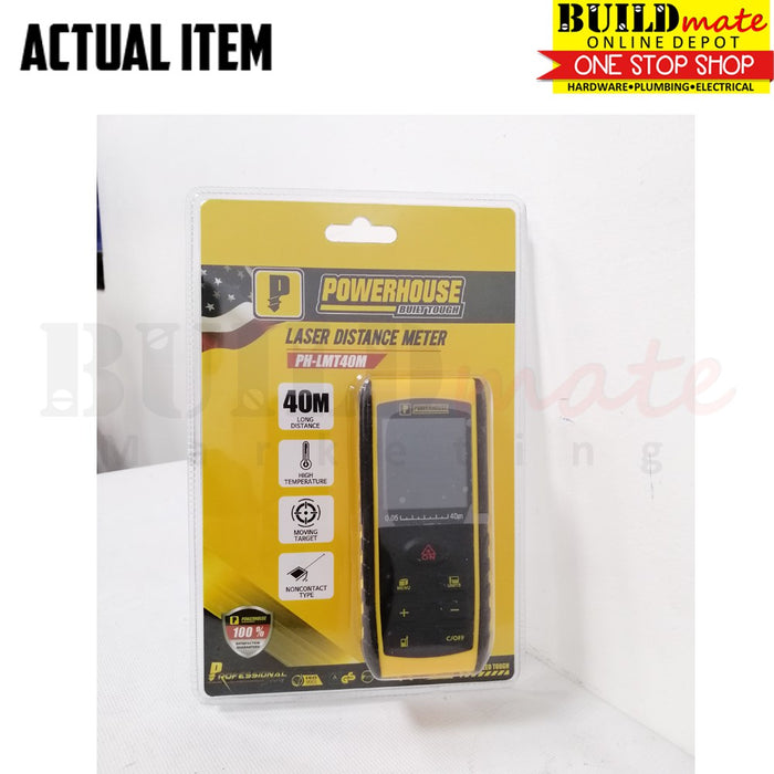 BUILDMATE Powerhouse Laser Distance Meter 40M / 80M - PHHT