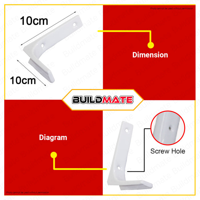 CRESTON Shelf Bracket 4" x 4" FL6004 •BUILDMATE•