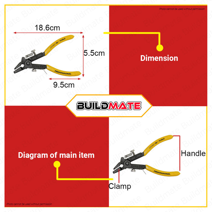 CRESTON Saw Set Pliers 7" FH7700 •BUILDMATE•